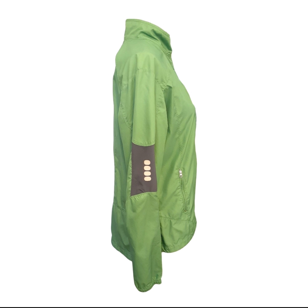 Nike Women's Athletic Jacket Lime Green Size XL - Picture 3 of 6